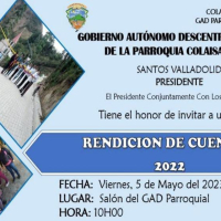 Invitación al Proceso de Rendición de Cuentas 2022